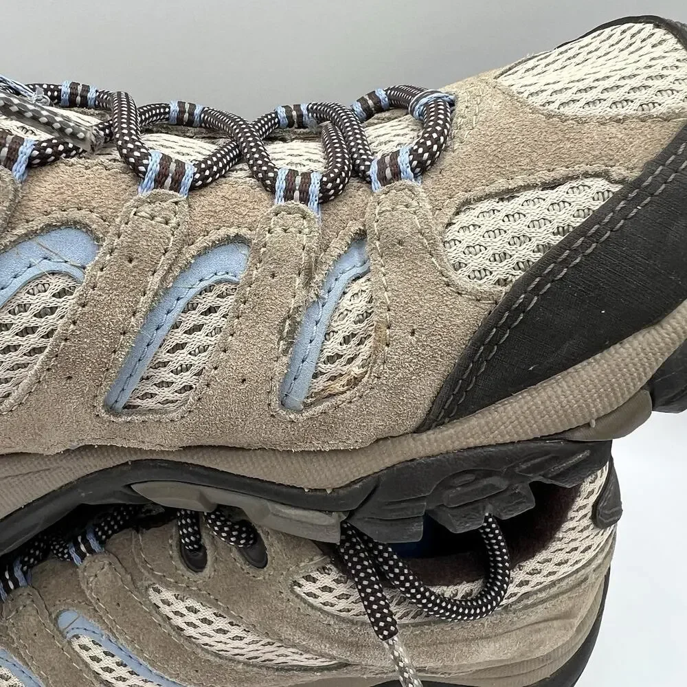 Merrell Women’s Moab 2 Waterproof Hiking Shoes • Vibram • Dusty Olive US 10.5 M